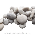 Pebble White Polished Sac 20kg