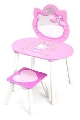 Masuta frumusete cu scaunel Hello Kitty - BBXTF86543HK