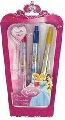 Set 3 pixuri retractabile cu sclipici Princess