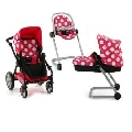 Set Carucior Papusi I\coo Grow With Me - Dotty Pink - MGZ888449