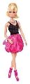 Papusa Barbie Fashionistas Party Glam Doll Barbie BlackPink Dress - VG20618