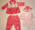 Set hainute bebe fetite - 14066A