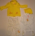 Set hainute bebe 5 piese Puf de pui - 14196