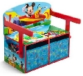 Mobilier 2 in 1 pentru depozitare jucarii Disney Mickey Mouse   - BBXTB84912MM