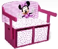 Mobilier 2 in 1 pentru depozitare jucarii Disney Minnie Mouse - BBXTB84865MN