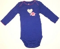 Body bebe albastru cu elefantel 15052