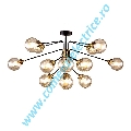 Candelabru Bubbles 955BUBBLES16 negru-bronz 16xE14 A++