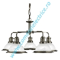 Pendul Bistro 1595-5AB aur antic E27 5x40W