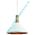 Pendul conic Pendants 7051WH alb E27 60W