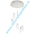 Pendul Melegro 94456 nichel satinat LED 5x6W 3000LM