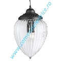 Pendul Pendants 1091BK negru E27 60W