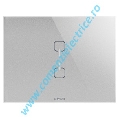 PLACA (RAMA) GEWISS CHORUS ICE TOUCH KNX, 2 SIMBOLURI, TITAN