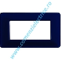 PLACA (RAMA) ORNAMENT BTICINO MATIX, 4 MODULE, COBALT