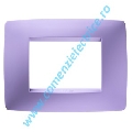 PLACA (RAMA) ORNAMENT GEWISS CHORUS ONE, 3 MODULE, VIOLET AMETIST