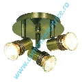 Plafoniera Decco P633AB aur antic GU10 3x50W