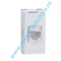 PRIZA DATE RJ45 CAT5E ELMARK LECCE 1 MODUL ALB