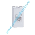 PRIZA DATE RJ45 CAT6E ELMARK LECCE 1 MODUL ALB