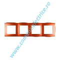 RAMA DECORATIVA ELMARK CITY 4 POSTURI ORANGE METALIC