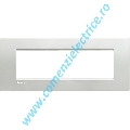 RAMA RECTANGULARA 7M ARGINTIU LIVING LIGHT BTICINO