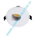 SPOT CU LED MIJLOC ROTUND ONE SIDE 7W GU10 2700K 90X95X70 ALB IP40