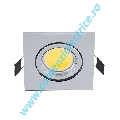 SPOT CU LED PATRAT 7W GU10 4000K 93/93X100X70 CROM IP40