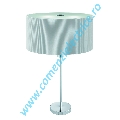 Veioza Drum Pleat EU4562-2SI crom E27 2x60W