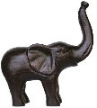 Elefant din lemn. Obiecte decorative