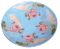 Platou Decoupage Rose