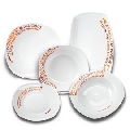 Set de farfurii Nava, 20 piese, portelan, seria Funky