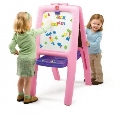 Tabla dubla pentru copii Easel for Two Step 2, Roz