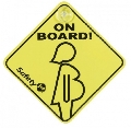 Semn Gravida la bord Safety 1st,