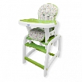 Scaun de masa multifunctional Eat and Play Juju, Verde