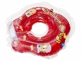 Colac de inot bebe cu zornaitoare Baby Swimmer, Rosu