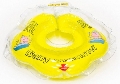 Colac de inot bebe cu zornaitoare Baby Swimmer, Galben