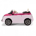 Masinuta 6 V Fiat 500 Peg Perego, Pink / Fucsia