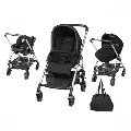 Carucior 3 in 1 Trio Streety Next Bebe Confort, Black Crystal