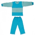 Costum 18-24 luni model 21 bumbac Pifou, B13 Turquoise