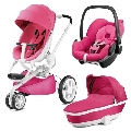 Carucior 3 in 1 Moodd Quinny, Pink Passion