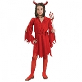 Costum de carnaval Devil Girl Rubies, S (3-5 ani/max 117cm)