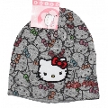 Caciula tricotata Hello Kitty gri Disney, 54 cm (8-11 ani)