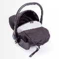 Cos auto Carlo cu Isofix Mikado, Grey/Black (206)