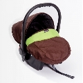 Cos auto Carlo cu Isofix Mikado, Pistachio/Brown (213)