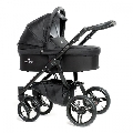 Carucior 3 in 1 Vento Black Venicci, Cadru Negru