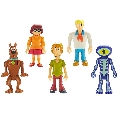 Set 5 figurine 7 cm personaje Scooby Doo, Velma, Scooby Doo, Shaggy, Fred, Skeleton Man