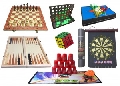 PACHET JOCURI SOCIETATE - 5 JOCURI - CUB, SAH, DARTS, BINGO, SPEED STACK