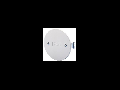 ROUND FLUSH MOUNTING BOX LID - Ø 85mm - WHITE - WITH EXPANSION