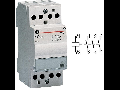 contactor modular Contax, 24A, 24V, CA/CC, 2 module, 3ND, Alb