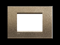 PLACA ORNAMENTALA, 3 MODULE, METAL, LIVING LIGHT, BTICINO