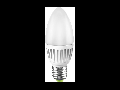 Bec cu Led-uri,  ALED C37 5W E27 2700K, LUMINECO