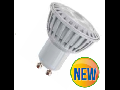 LED Spotlight - 5W GU10 Plastic - alb cald  VT-1878